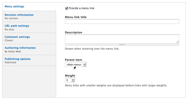 Drupal 7 Sub Menu Navigation in Sidebar