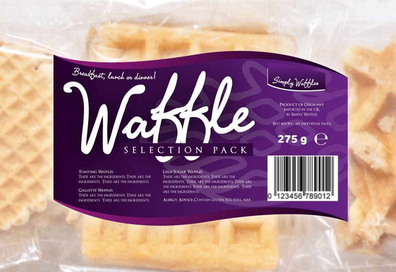 Waffles Packaging Design