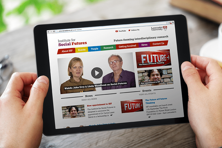 Our clients Lancaster University launch a new website created by Hotfoot