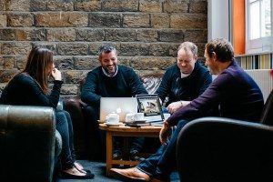 Hotfoot enjoying a coffee and a catch up