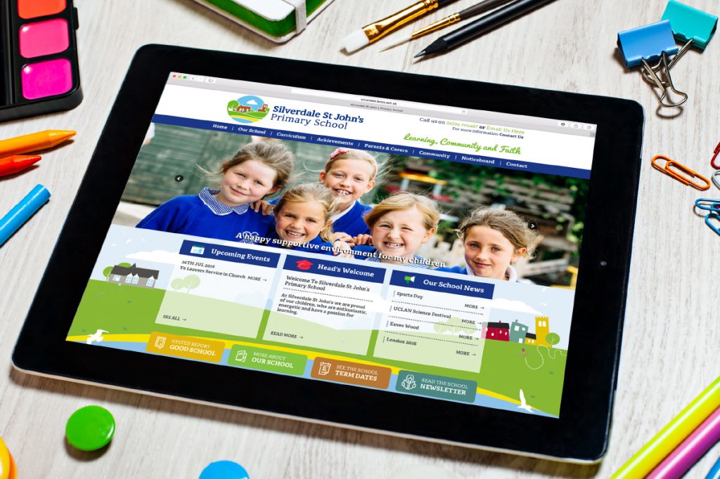 New identity and school website for Silverdale St John’s