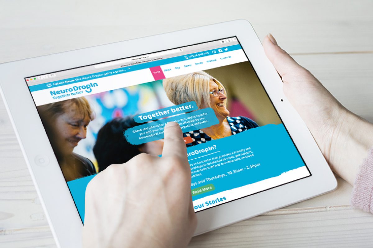 Hotfoot creates a new website for our charity partner Neuro Dropin