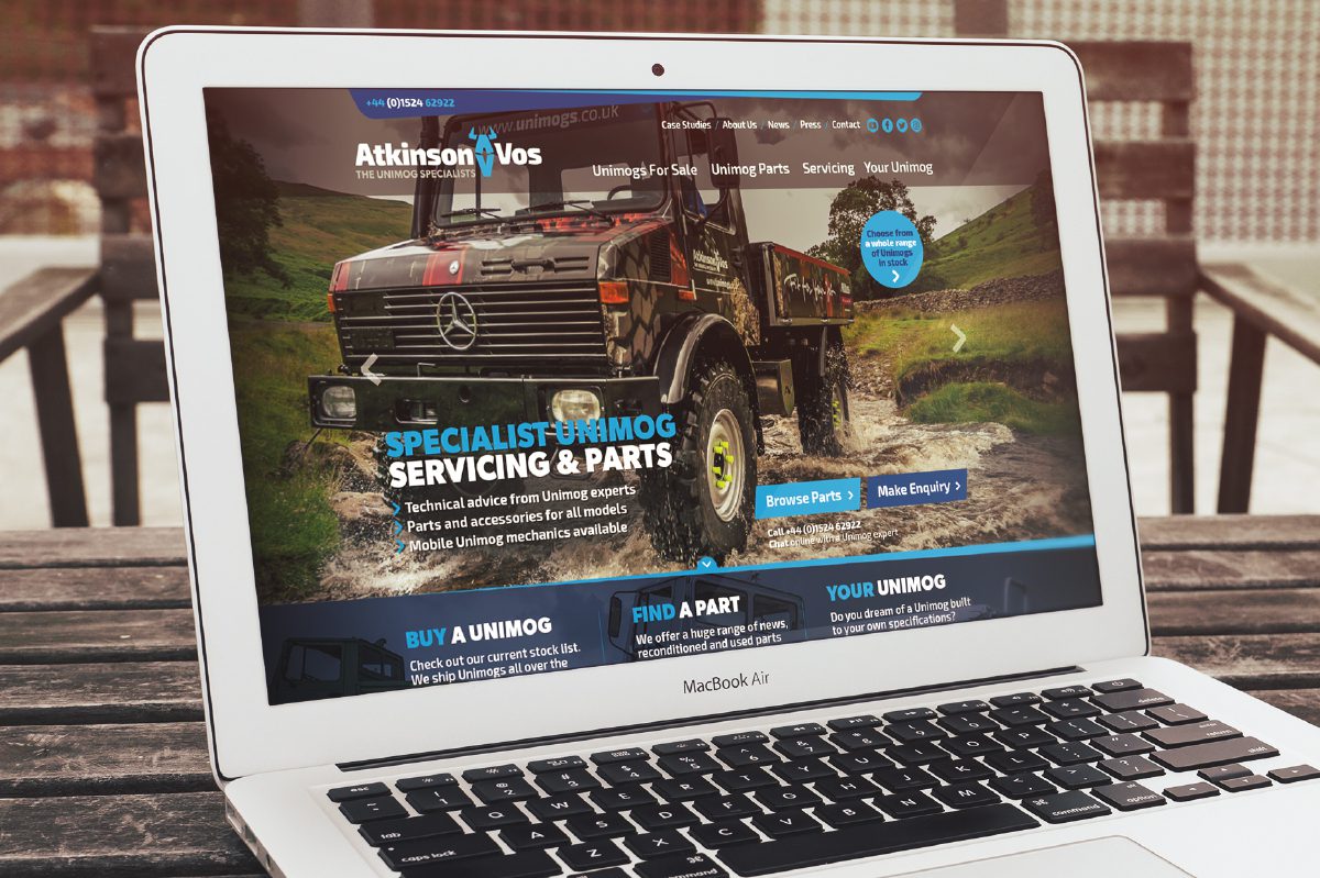 Hotfoot create a new brand and website for Atkinson Vos