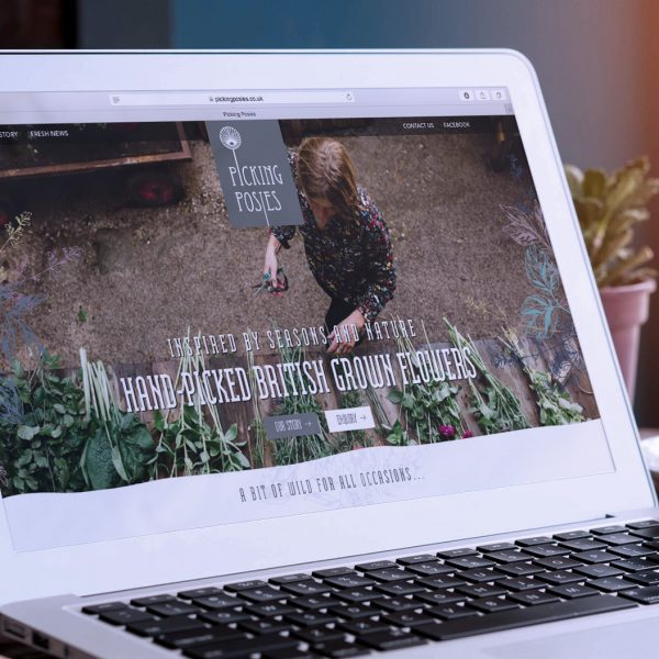 Picking Posies launches with a website designed by Hotfoot