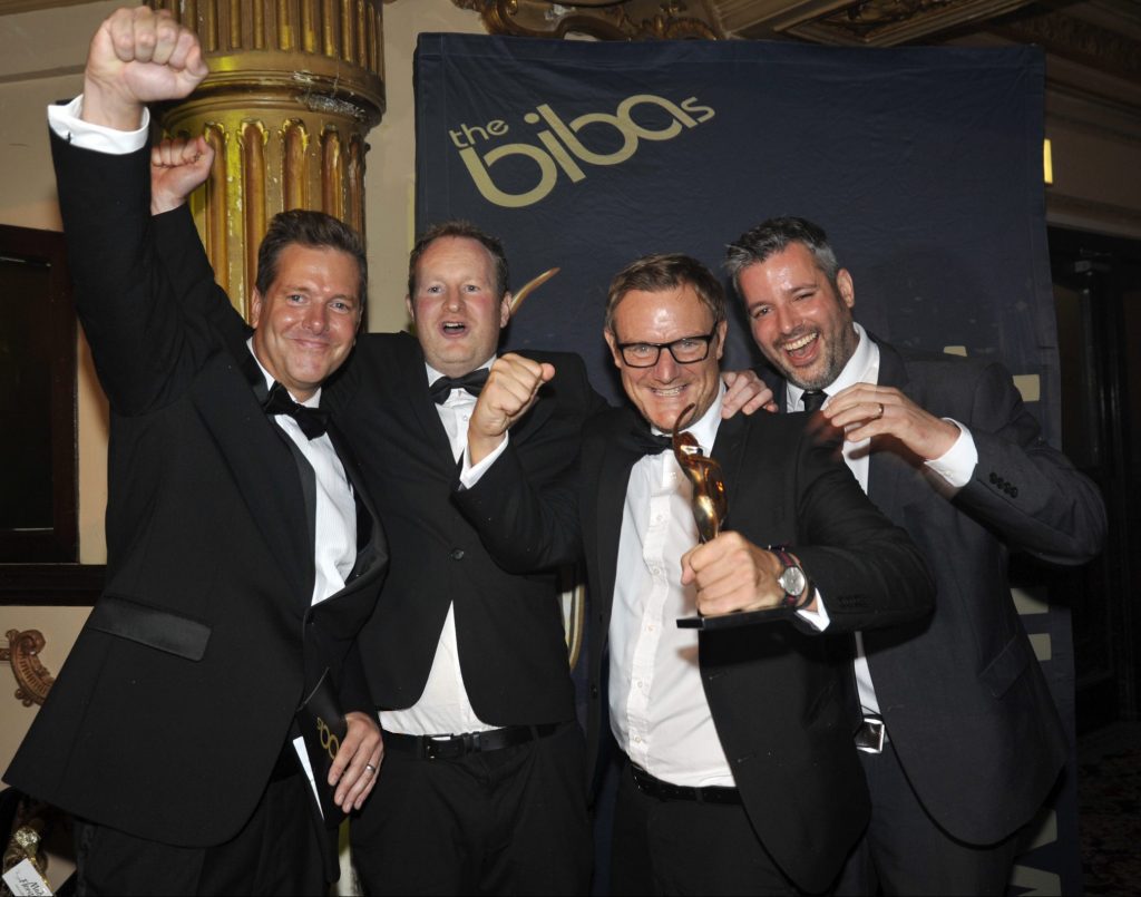 Hotfoot Design win Creative Agency of the Year at the BIBAs 2017