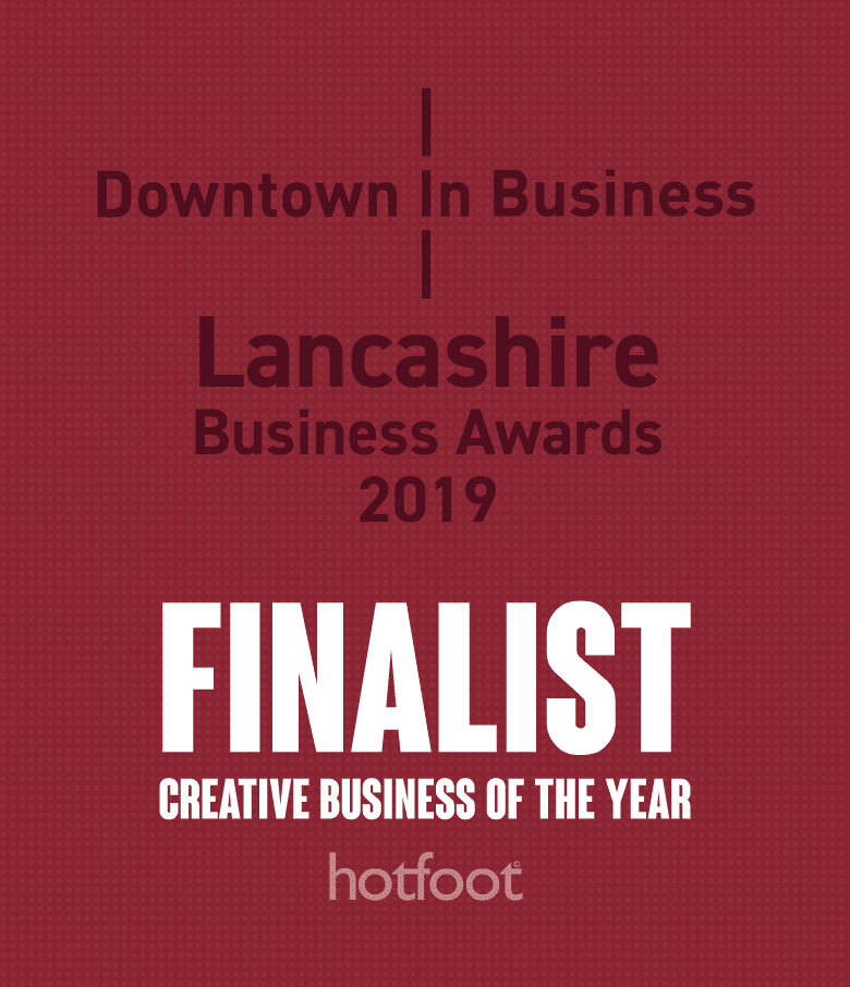 Hotfoot nominated for Creative Business of the Year at the Lancashire Business Awards