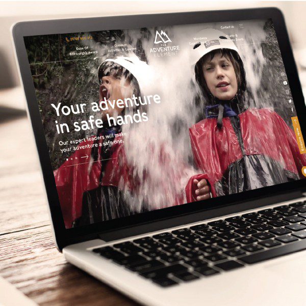 New website design and development for the Adventure Element in Cumbria