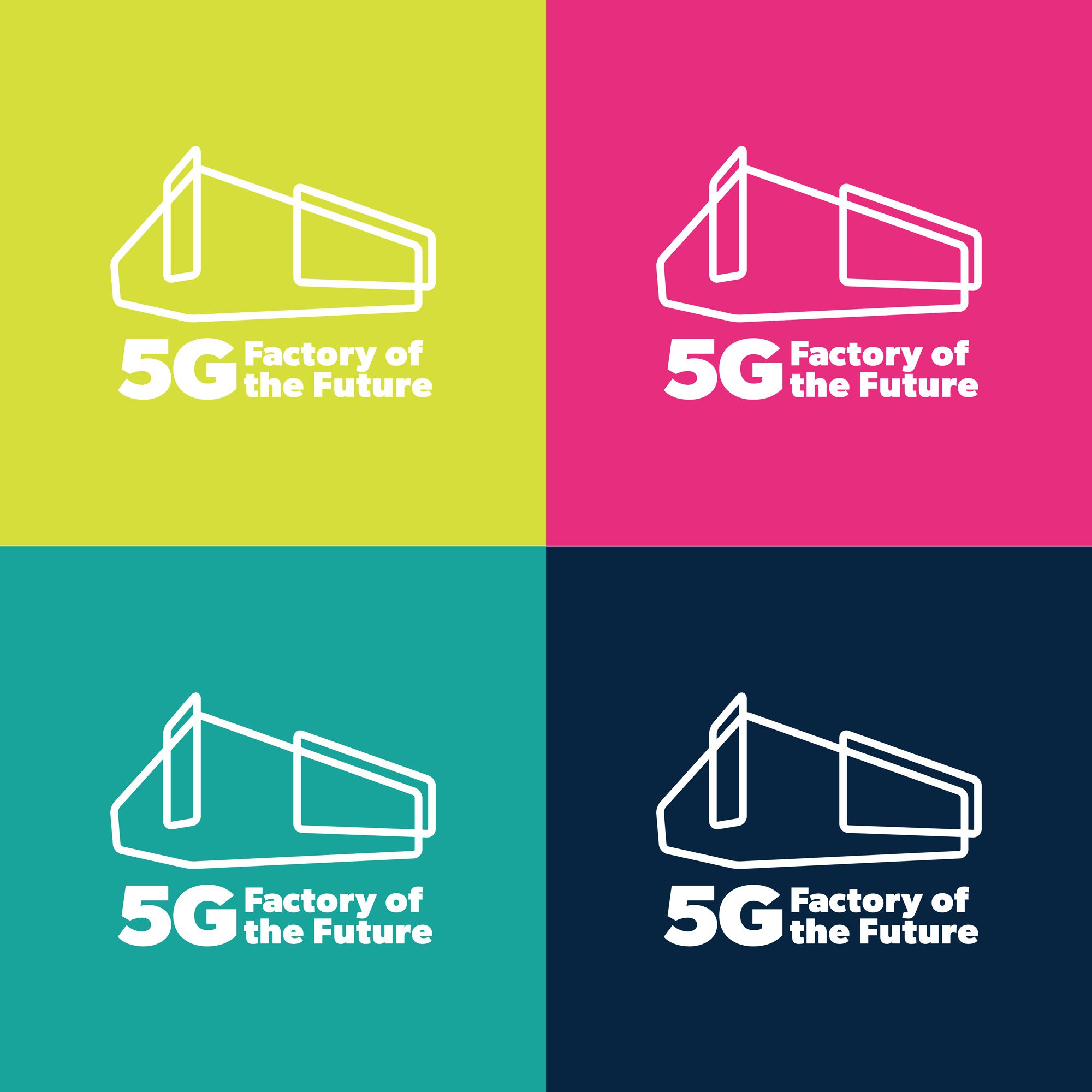 New brand, website design and marketing for 5G Factory of the Future