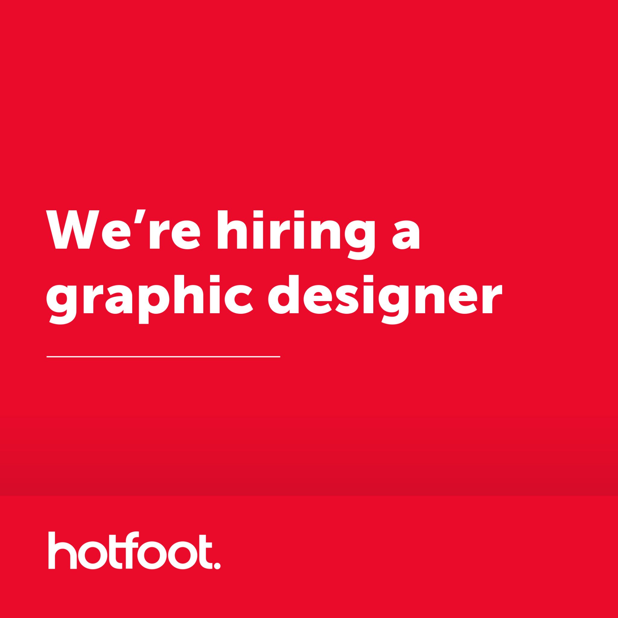 New job vacancy – graphic designer at our Lancaster studio