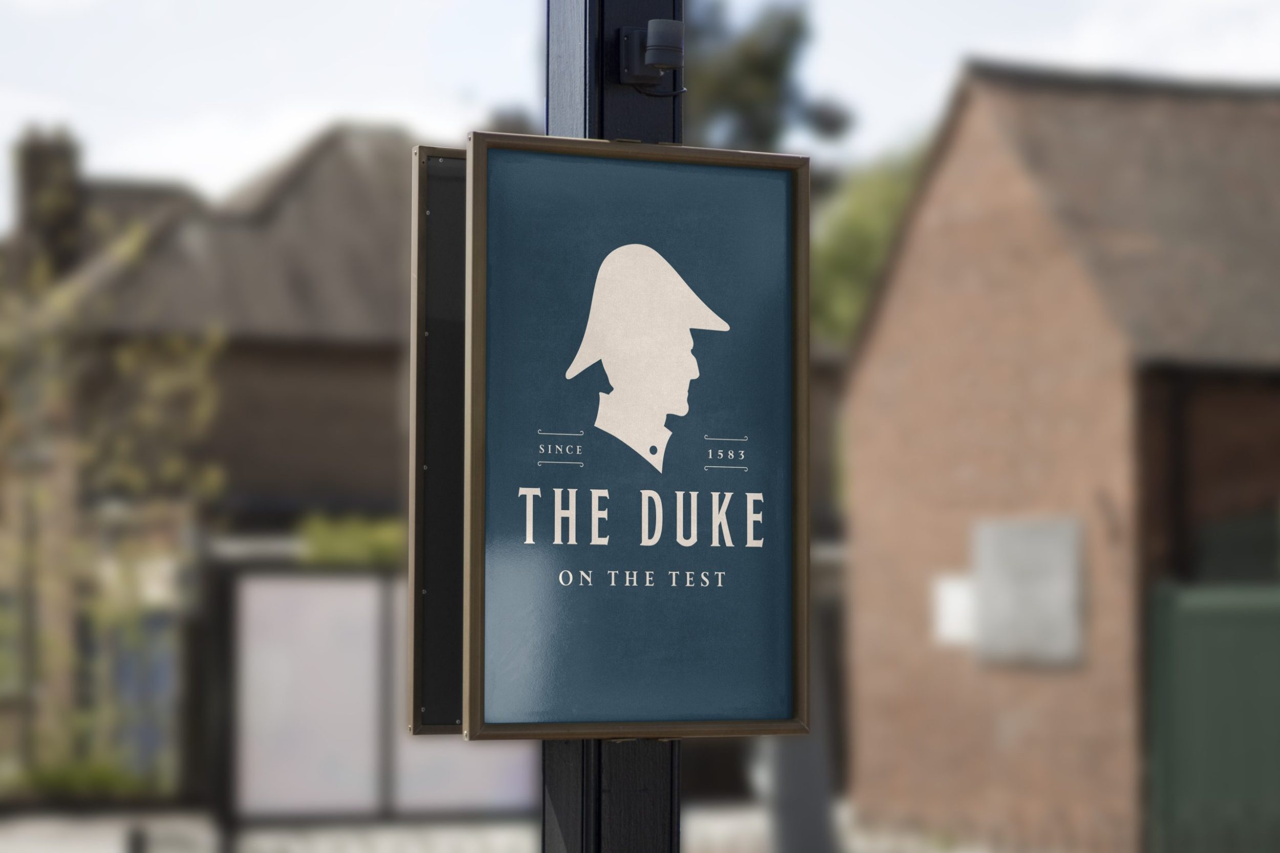 New brand identity, website and marketing campaign for a renovated pub restaurant with rooms in Hampshire
