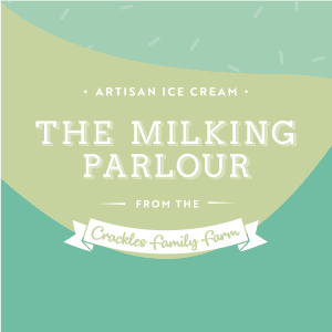 Brand identity and packaging for The Milking Parlour - Hotfoot Design