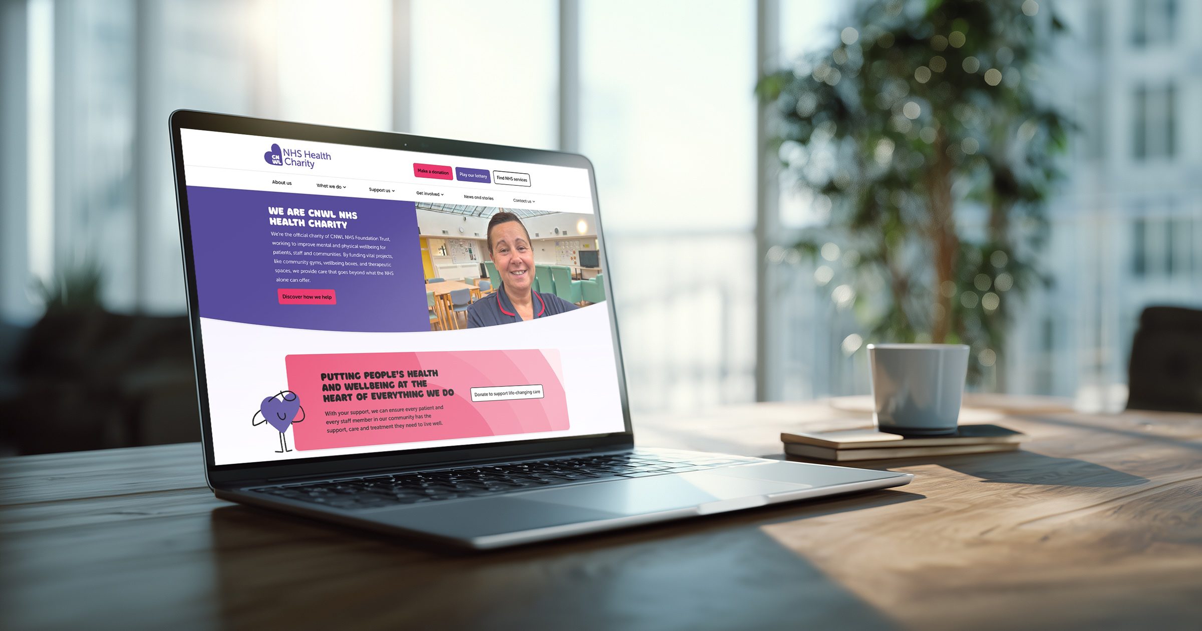 New website launch for CNWL NHS Health Charity in London