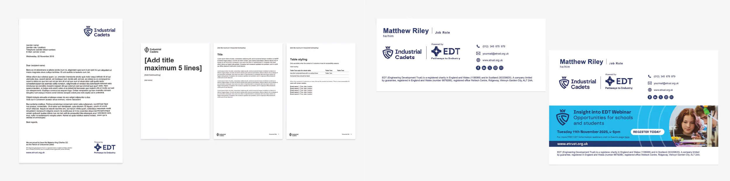 EDT – Industrial Cadets