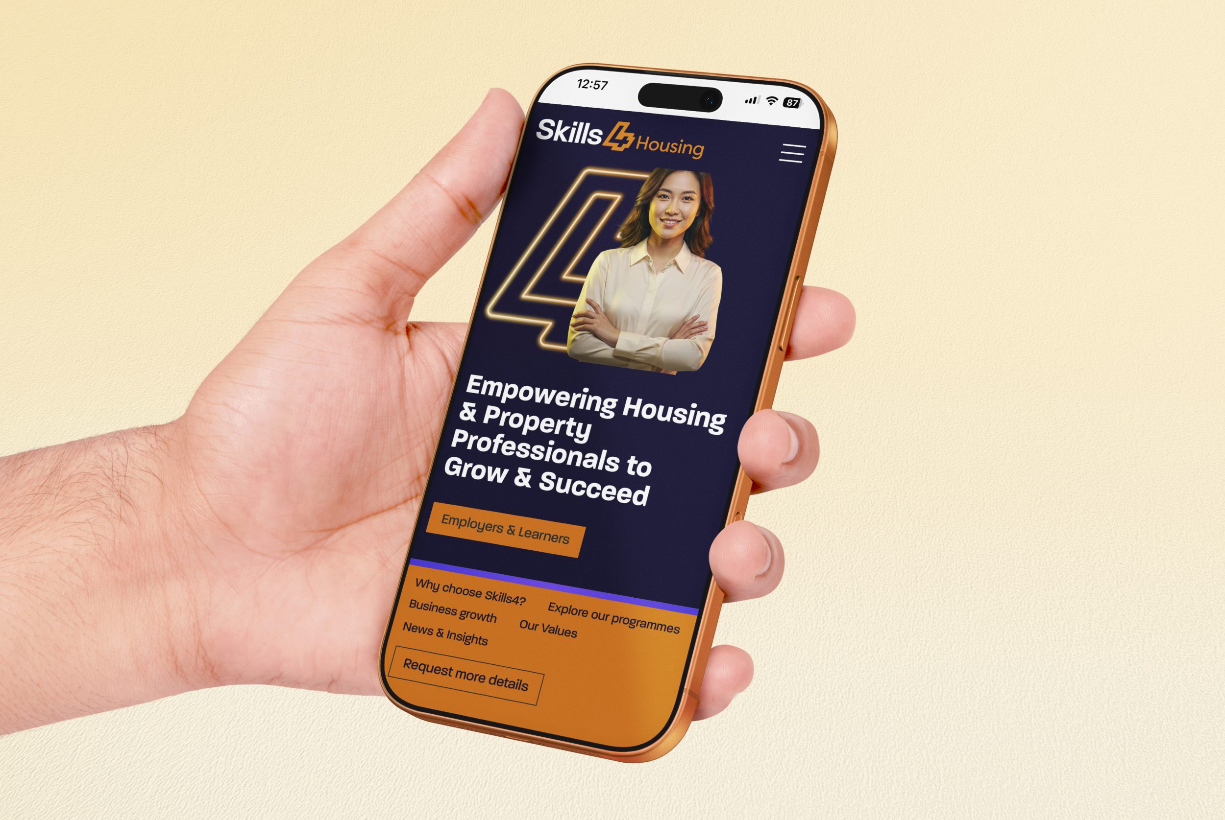 Hotfoot creates new brand and website to support Skills4Group’s expansion